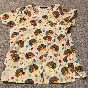 Thanksgiving scrub top